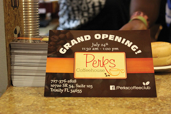 Perks Coffeehouse Grand Opening